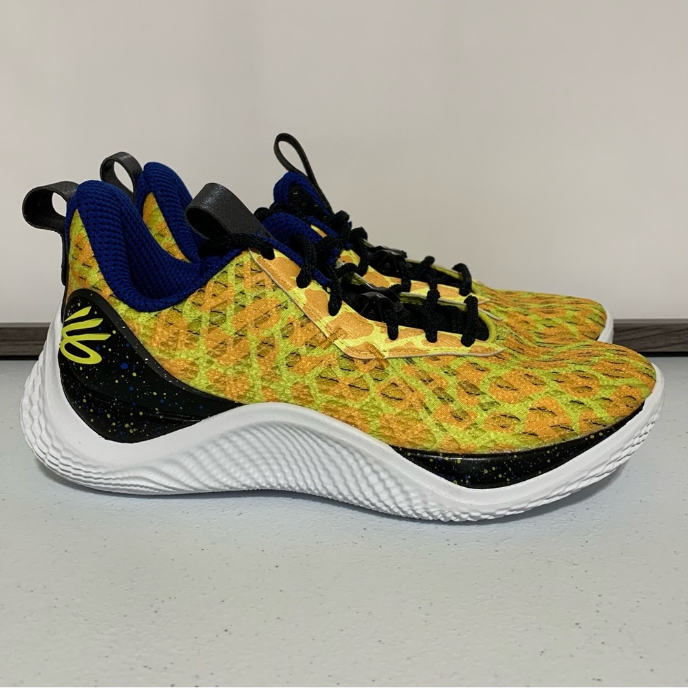 Under Armour Curry Flow 10 GS 'Double Bang' Shoes-Size 6Y New
